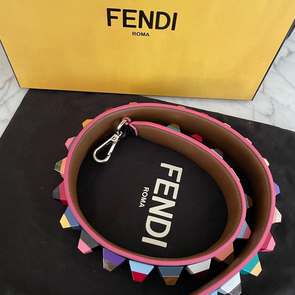 FENDI STUDDED BAG STRAP